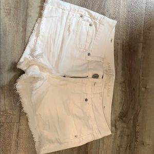 American Eagle White Shorts